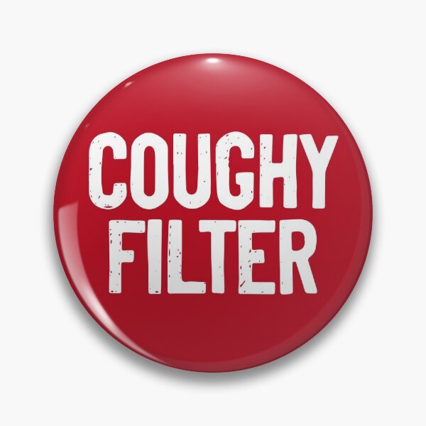 Item preview, Coughy Filter Coffee Pun designed and sold by Sour Soul.