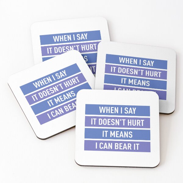 Item preview, When I Say It Doesn't Hurt It Means I Can Bear It (Colors) designed and sold by FilipeFerreira.