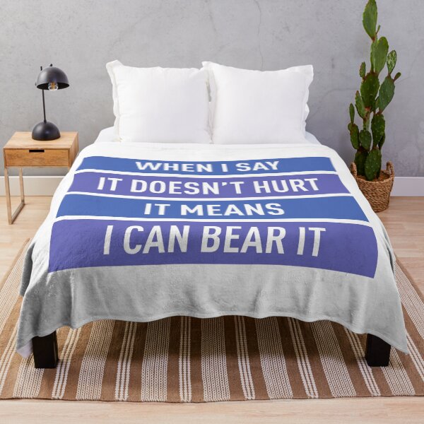 Item preview, When I Say It Doesn't Hurt It Means I Can Bear It (Colors) designed and sold by FilipeFerreira.