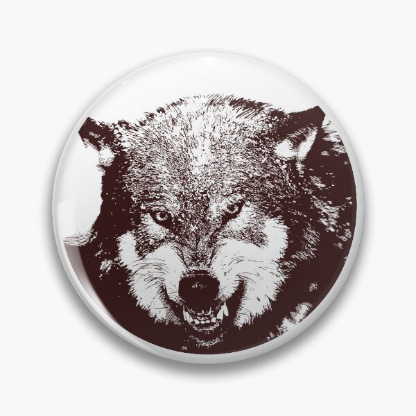 Item preview, Snarling Wolf Vintage Illustration designed and sold by smnessen.