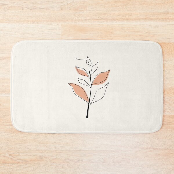 Item preview, Minimalistic Line Art Plant Orange designed and sold by KyraSchwedersky.