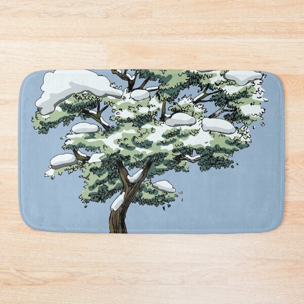 Item preview, White and green winter tree without background designed and sold by CecyLL.