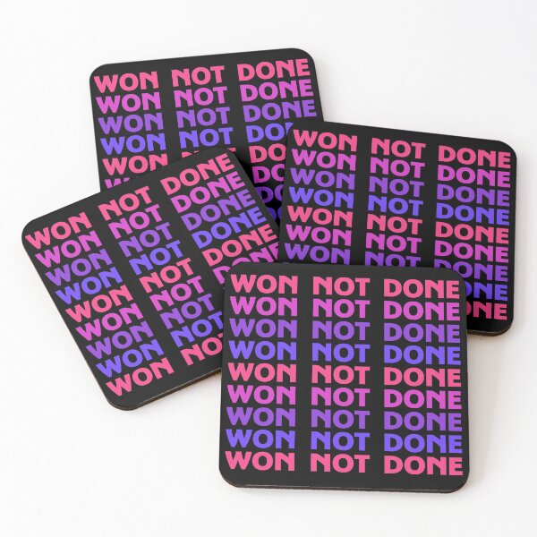Item preview, Won Not Done Funny Quote Short Joke Husband Wife Friend Gift  designed and sold by cattiktoks1718.