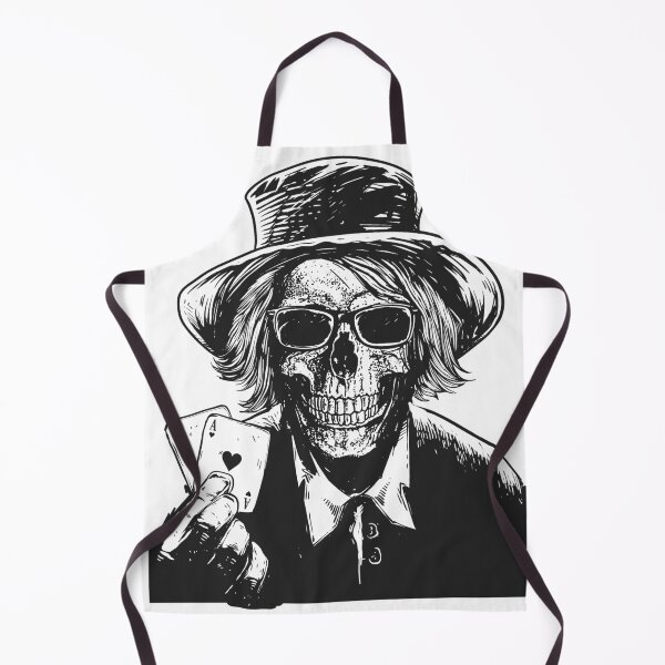 Item preview, Grinning Skull with a pair of Aces - Pocket Rockets designed and sold by smnessen.