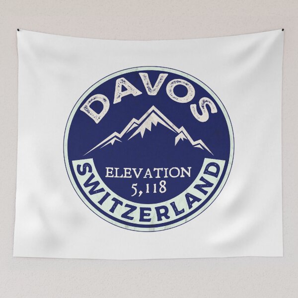 Item preview, Davos Switzerland Skiing St. Ski Klosters designed and sold by DESTINATIONS DECAL.