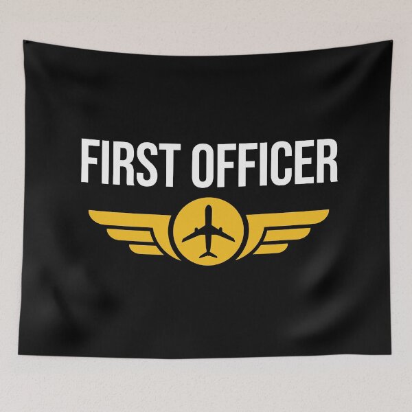 Item preview, First Officer  designed and sold by Uppercase Tees.