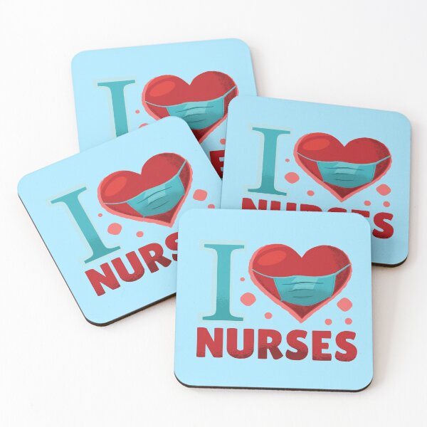 Item preview, I love nurses and medical staff designed and sold by Piztees.