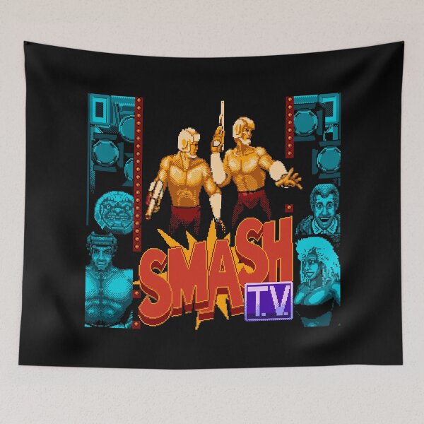 Item preview, SMASH TV NES TITLE SCREEN designed and sold by PIXLTEES.