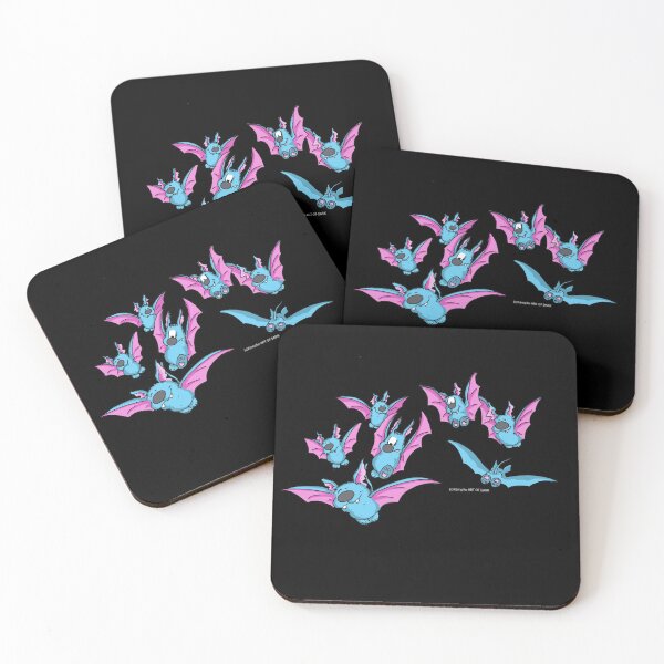 Item preview, Bats cartoon motif designed and sold by ARTOFDARK.
