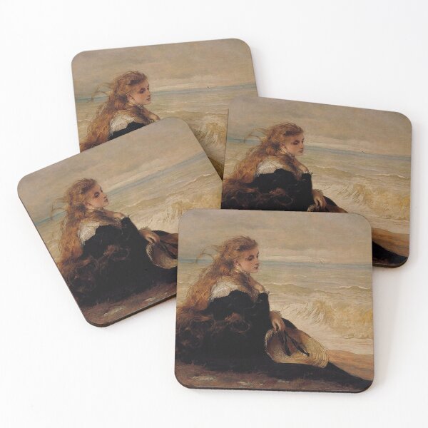 Item preview, On the Seashore by George Elgar Hicks designed and sold by IndieArtDream.