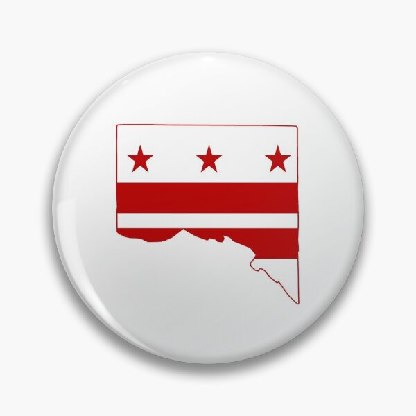 Item preview, Outline of Washington DC With DC Flag designed and sold by brizodesign.