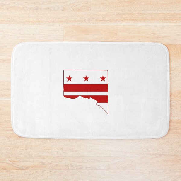 Item preview, Outline of Washington DC With DC Flag designed and sold by brizodesign.