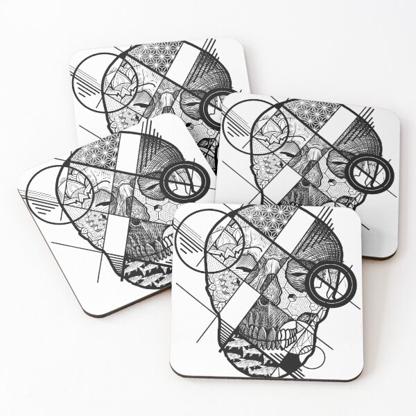 Item preview, Abstract Geo Skull designed and sold by Paulokink.