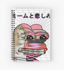 Memes and Sadness Spiral Notebook