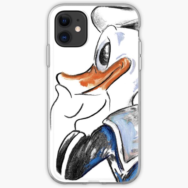 Charcoal and Oil - Donald has a Choice iPhone Soft Case