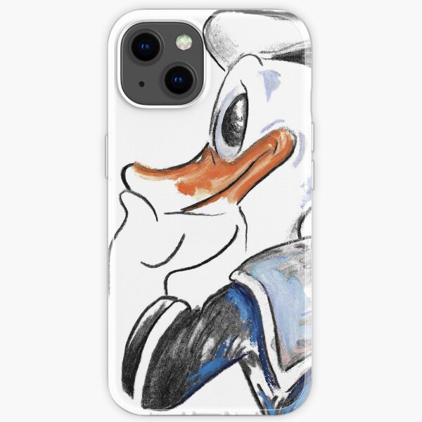 Charcoal and Oil - Donald has a Choice iPhone Soft Case