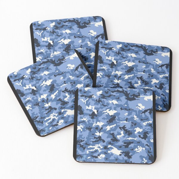 Item preview, black blue white camouflage designed and sold by Dynamic-Design.