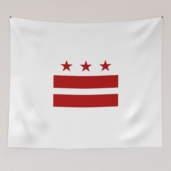 Item preview, Washington DC Flag designed and sold by brizodesign.