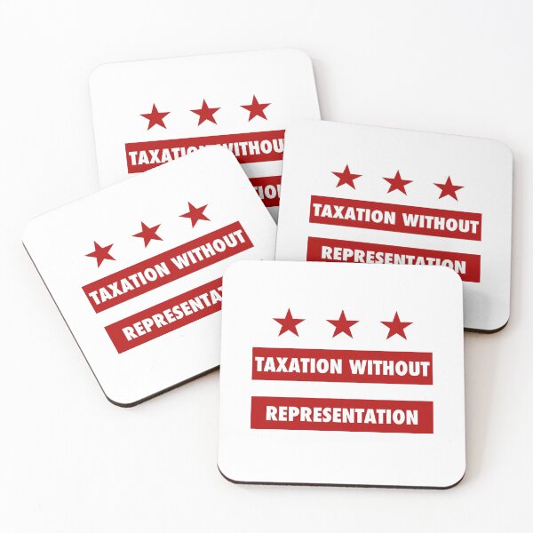 Item preview, Taxation Without Representation - Washington DC Flag designed and sold by brizodesign.