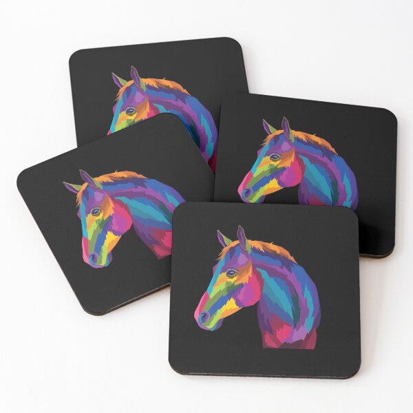 Item preview, Colorful Horse Pop Artwork designed and sold by mouad naouiri.