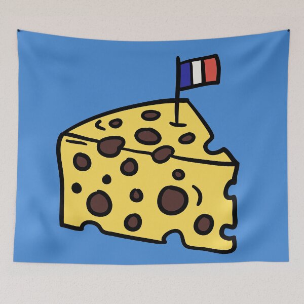 Item preview, Wedge of French Cheese designed and sold by SLAG-Creative.