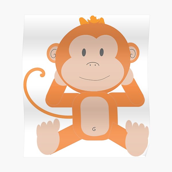 Smiling Monkey Posters for Sale | Redbubble Smiling Monkey Posters for Sale | Redbubble