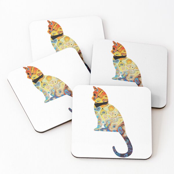 Item preview, Floral Cat in Flowers Popoki 1010 designed and sold by VinBasis.