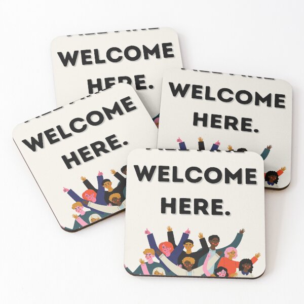 Item preview, All Are Welcome Here Diverse designed and sold by gratefultiger.