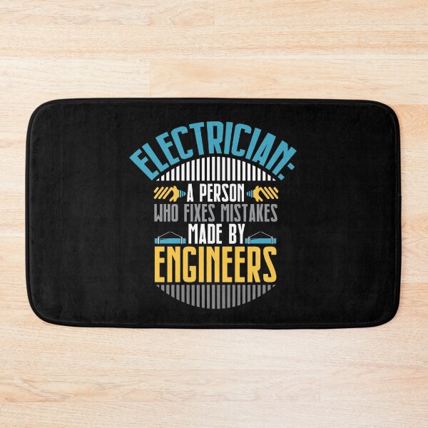 Item preview, Electrician A Person Who Fixes Mistakes Made By Engineers designed and sold by Myshelter.