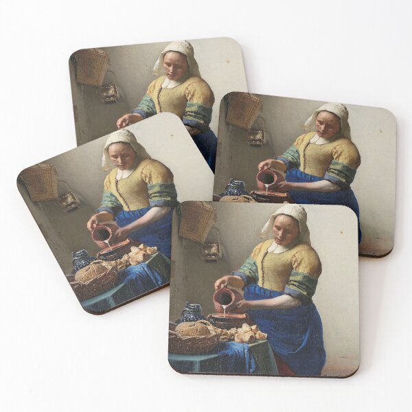 Item preview, The Milkmaid, Johannes Vermeer, c. 1660 designed and sold by angus77ok.