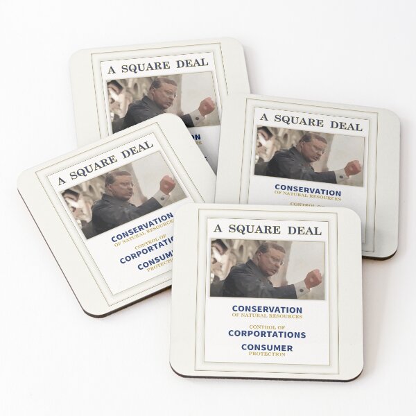 Item preview, Theodore "Teddy" Roosevelt Rough Rider Square Deal designed and sold by alfshumway.