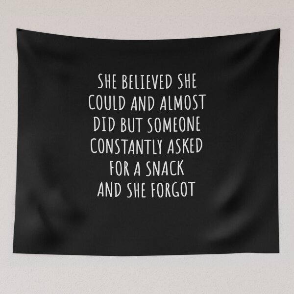 Item preview, She Believed She Could But Snacks Women Mom designed and sold by boyerhayes.