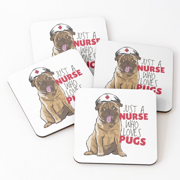 Item preview, Solo una enfermera que ama a los pugs. designed and sold by Piztees.