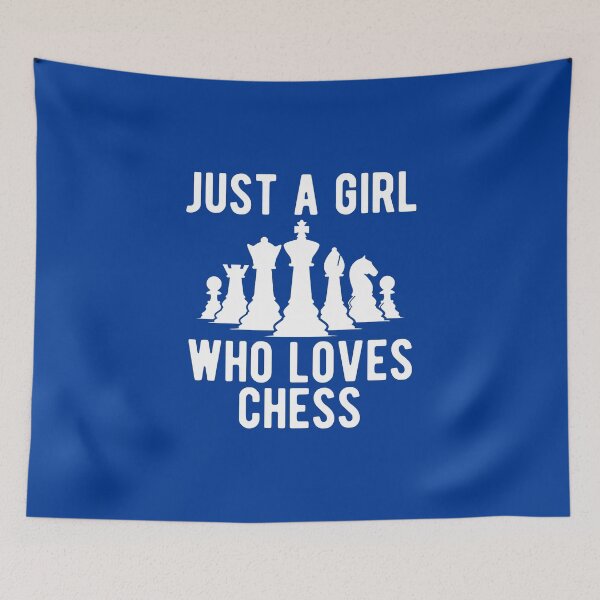 Item preview, Just A Girl Who Loves Chess, Gift For Her, Gift For Chess Girl #1 designed and sold by SalahBlt.