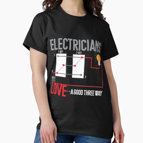 Item preview, Electricians Love A Good Three Way designed and sold by Myshelter.