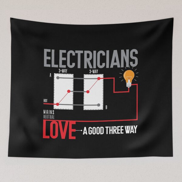 Item preview, Electricians Love A Good Three Way designed and sold by Myshelter.