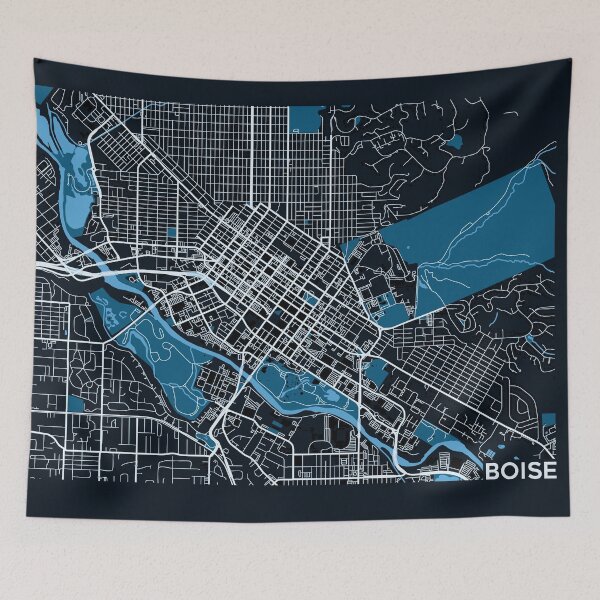 Item preview, Streets of Boise designed and sold by ZionicArt.
