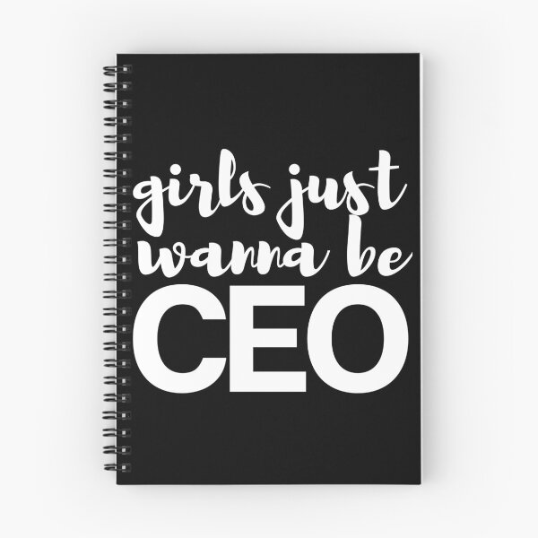 Item preview, Girls Just Wanna Be CEO - Typography Design designed and sold by Valuential.