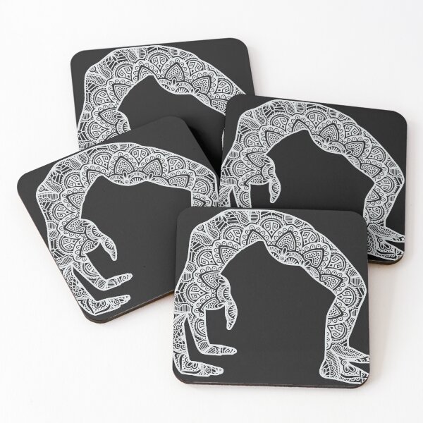 Item preview, Copy of yoga yoga position in mandala style designed and sold by bernd49.