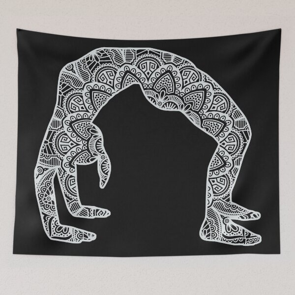 Item preview, Copy of yoga yoga position in mandala style designed and sold by bernd49.
