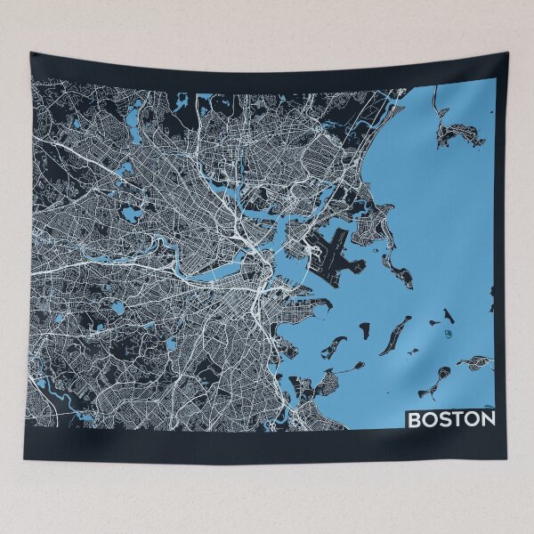 Item preview, Streets of Boston designed and sold by ZionicArt.