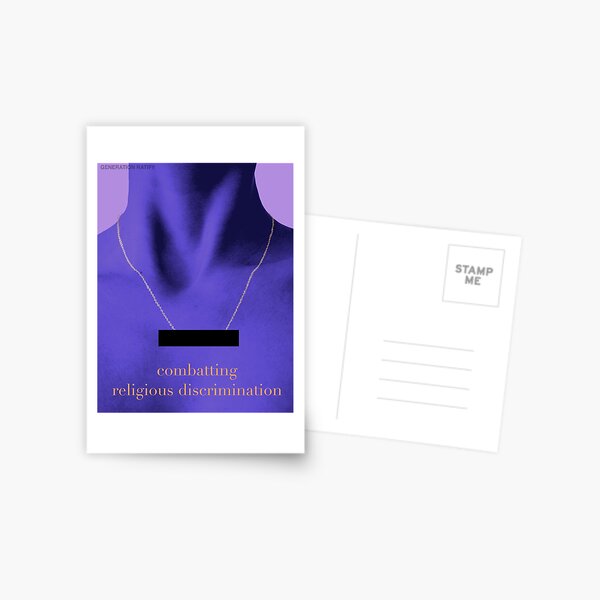 COMBATTING RELIGIOUS DISCRIMINATION Postcard