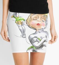 Charcoal and Oil - Tinker Bell Mini Skirt