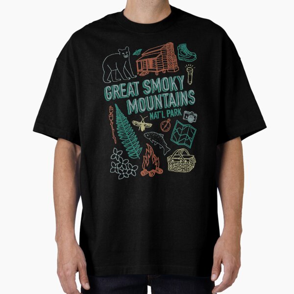Great Smoky Mountains National Park Oversized T-Shirt