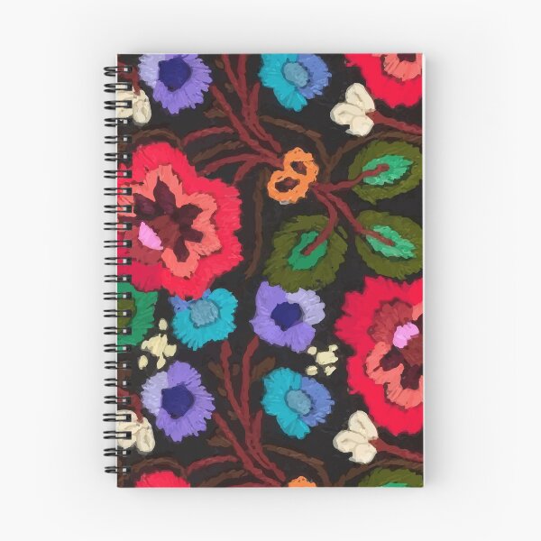 Item preview, Balkan handstitched flower patten designed and sold by sidekickfun.