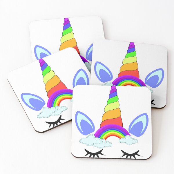 Item preview, Unicorn stikers shirt mask designed and sold by hananelam.