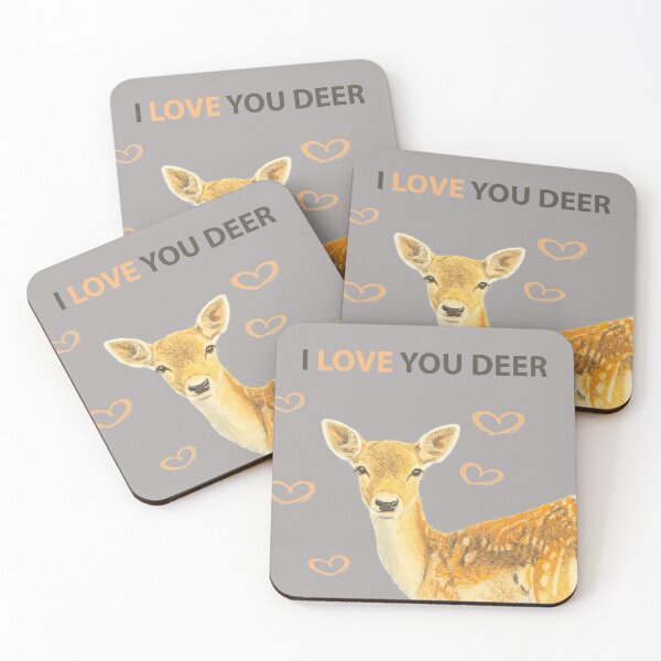 Item preview, I LOVE YOU DEER designed and sold by IslesArt.