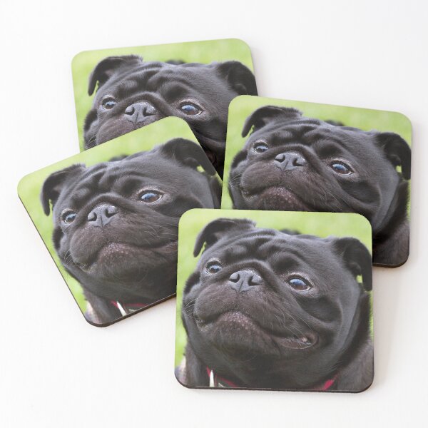 Item preview, Black Pug Dog   designed and sold by wordsford.