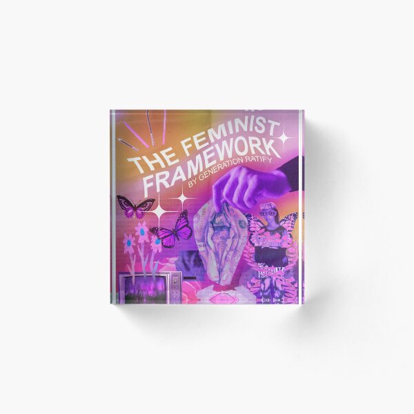 The Feminist Framework Acrylic Block