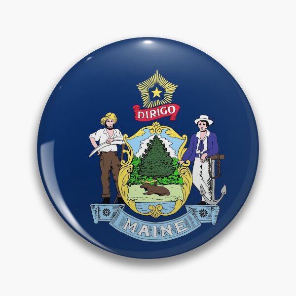 Item preview, Flag of Maine designed and sold by Inimma.